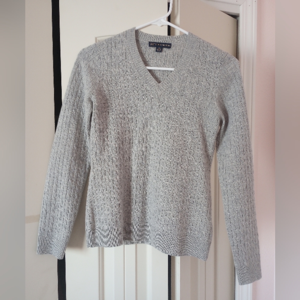 100% Wool | Brooks Brothers 346 | Sweater Size XS | Gray